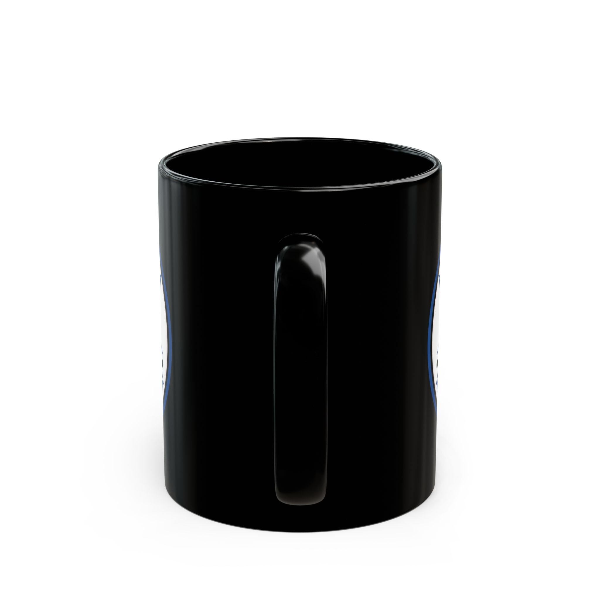 Diamond R Enterprise Coffee Mug — Mountain Logo Black Ceramic Mug (11oz, 15oz)