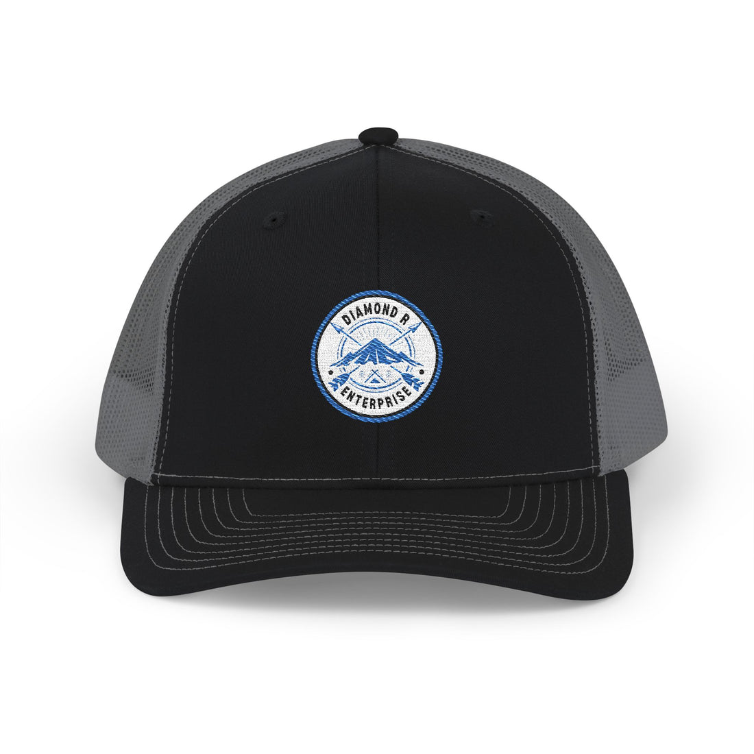 Diamond R Enterprise - Embroidered Trucker Cap — Outdoor Snapback Hat