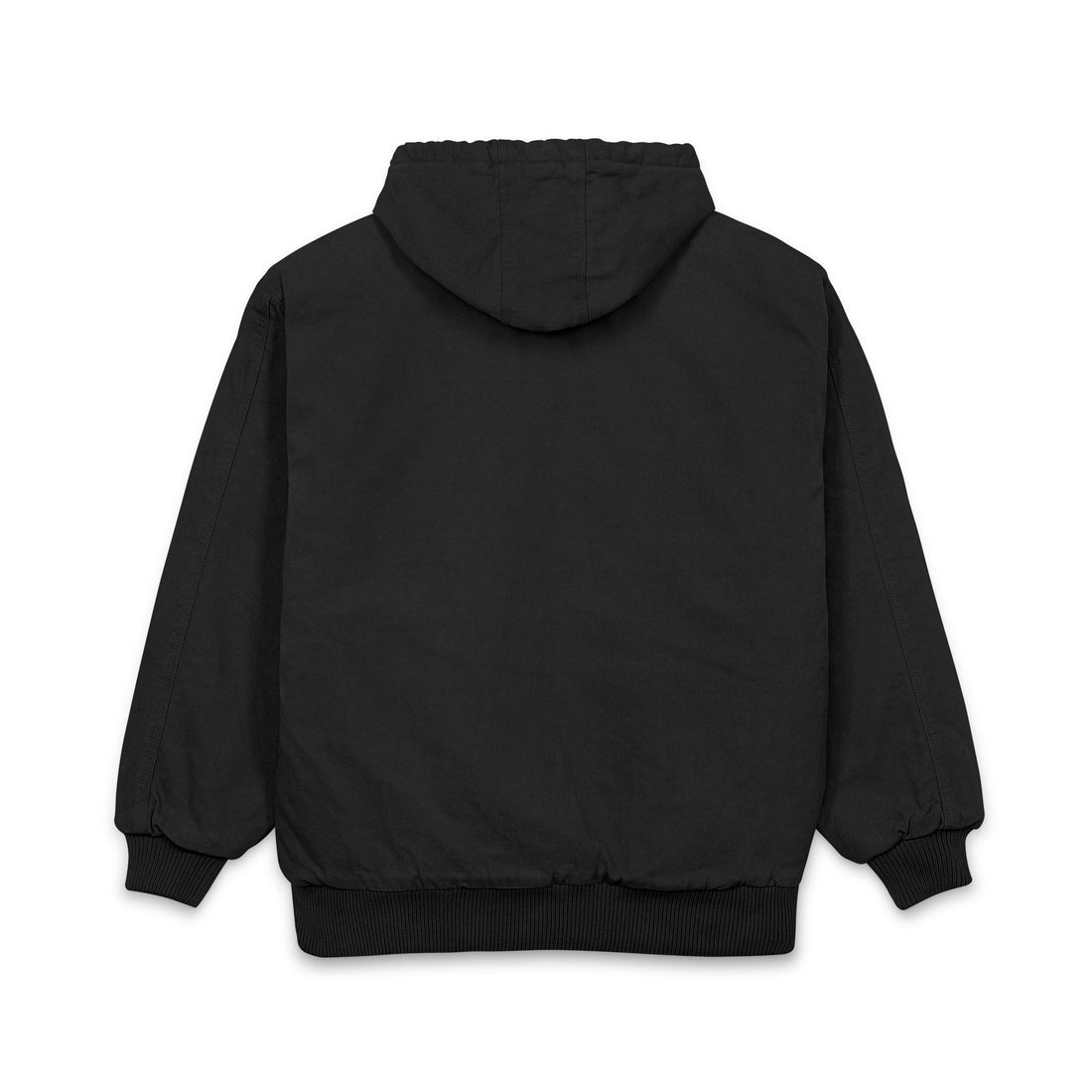 Embroidered Work Jacket — Men's Heavy-Duty Duck Cloth Hooded Jacket