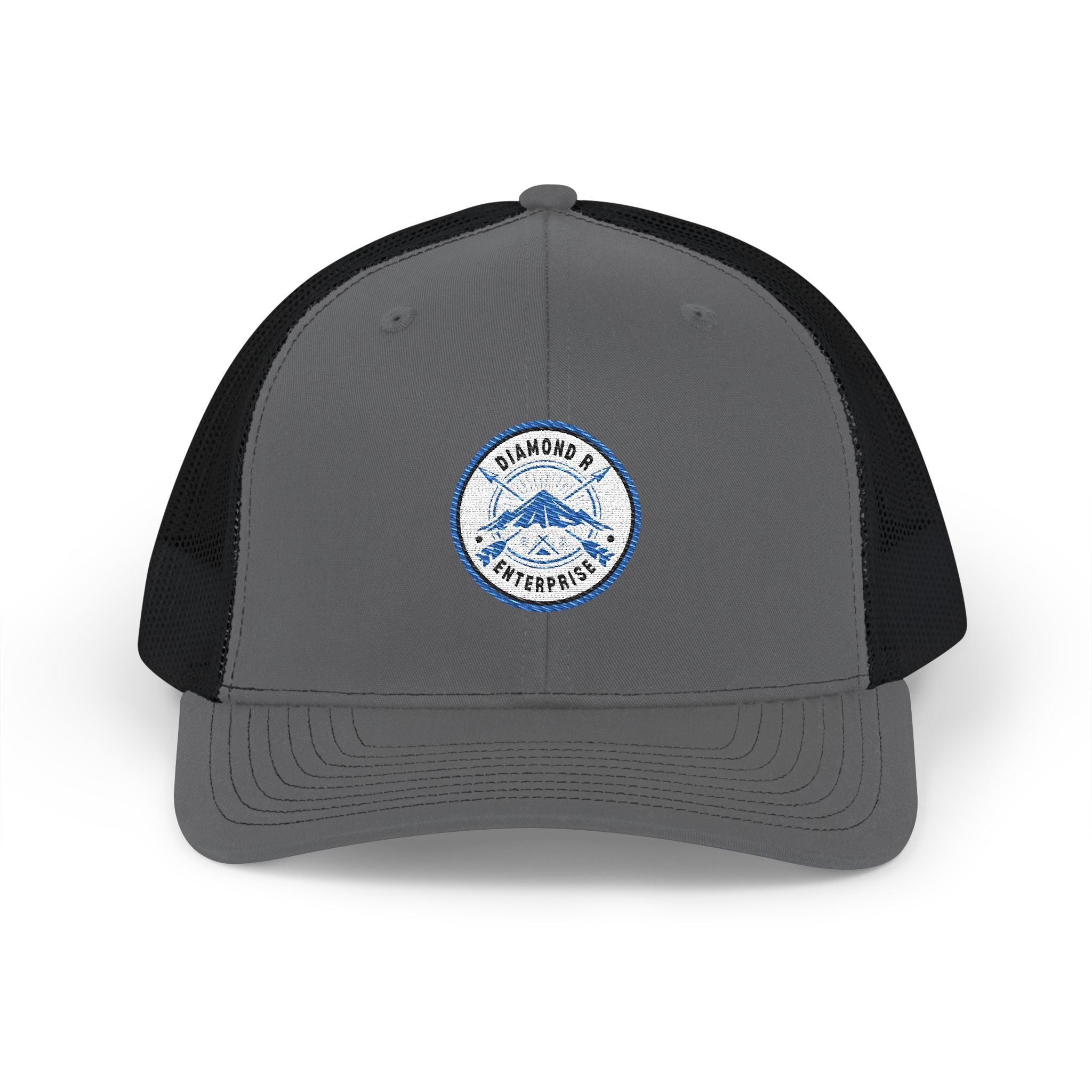 Diamond R Enterprise - Embroidered Trucker Cap — Outdoor Snapback Hat