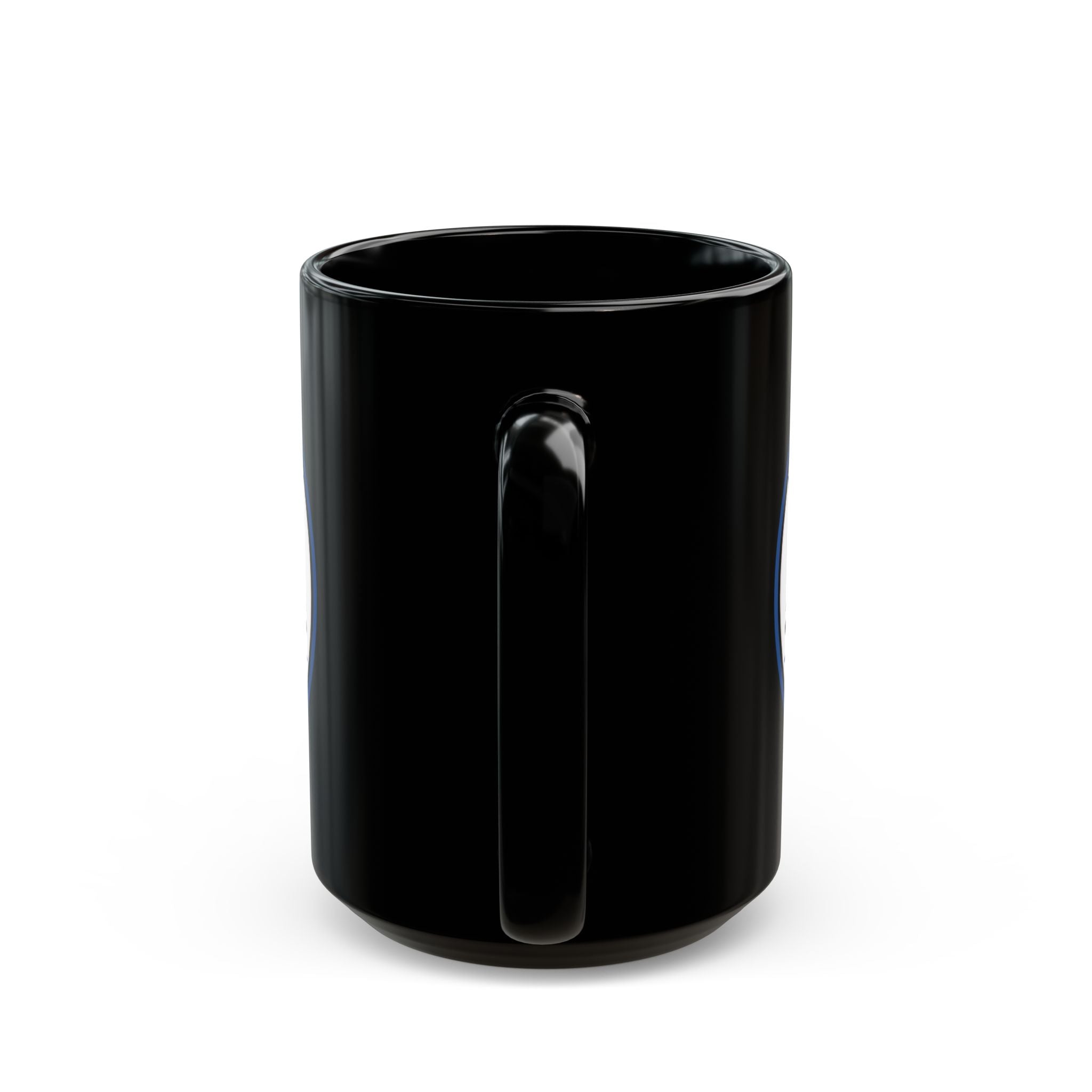 Diamond R Enterprise Coffee Mug — Mountain Logo Black Ceramic Mug (11oz, 15oz)