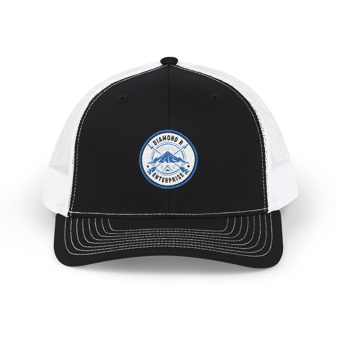 Diamond R Enterprise - Embroidered Trucker Cap — Outdoor Snapback Hat