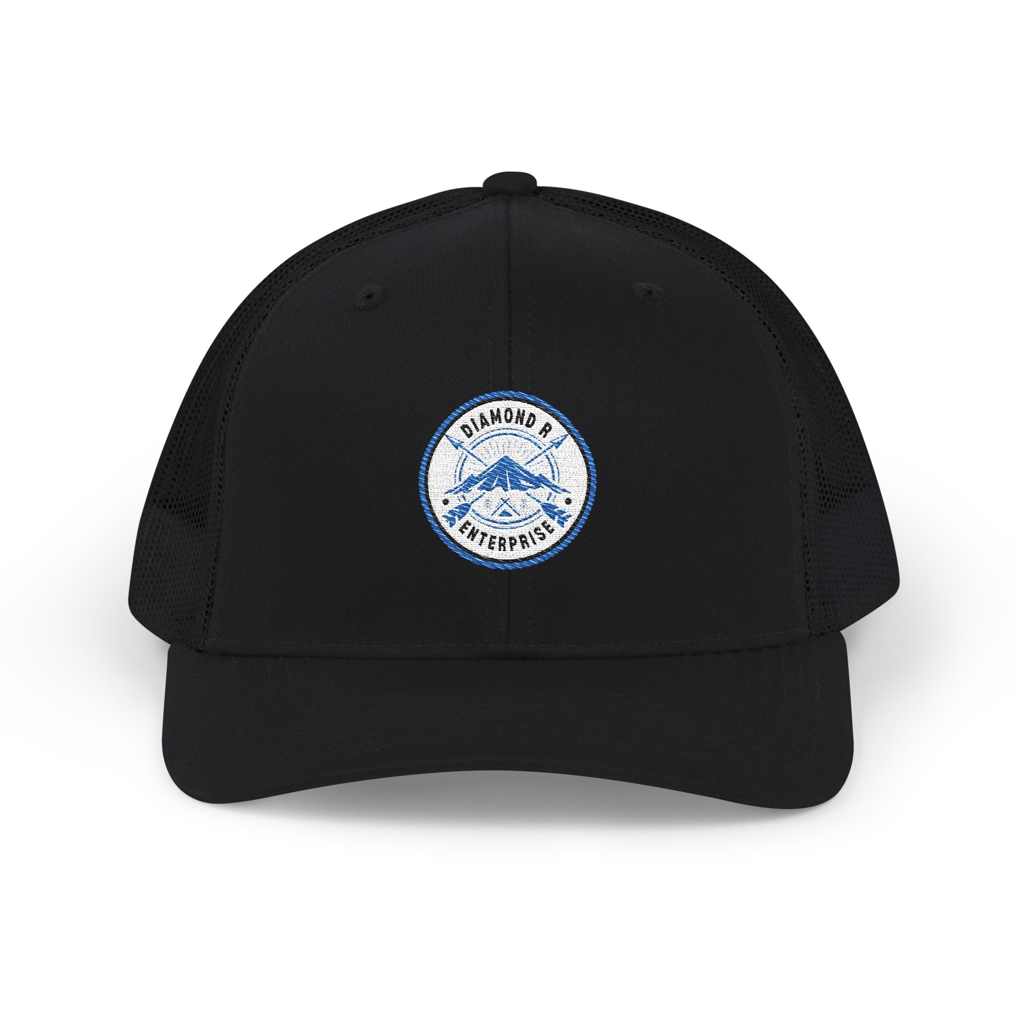 Diamond R Enterprise - Embroidered Trucker Cap — Outdoor Snapback Hat