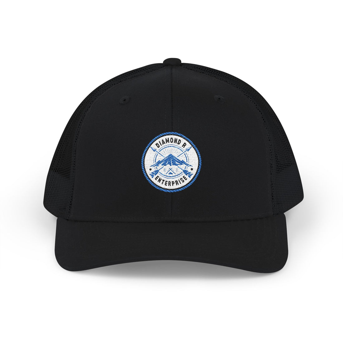Diamond R Enterprise - Embroidered Trucker Cap — Outdoor Snapback Hat