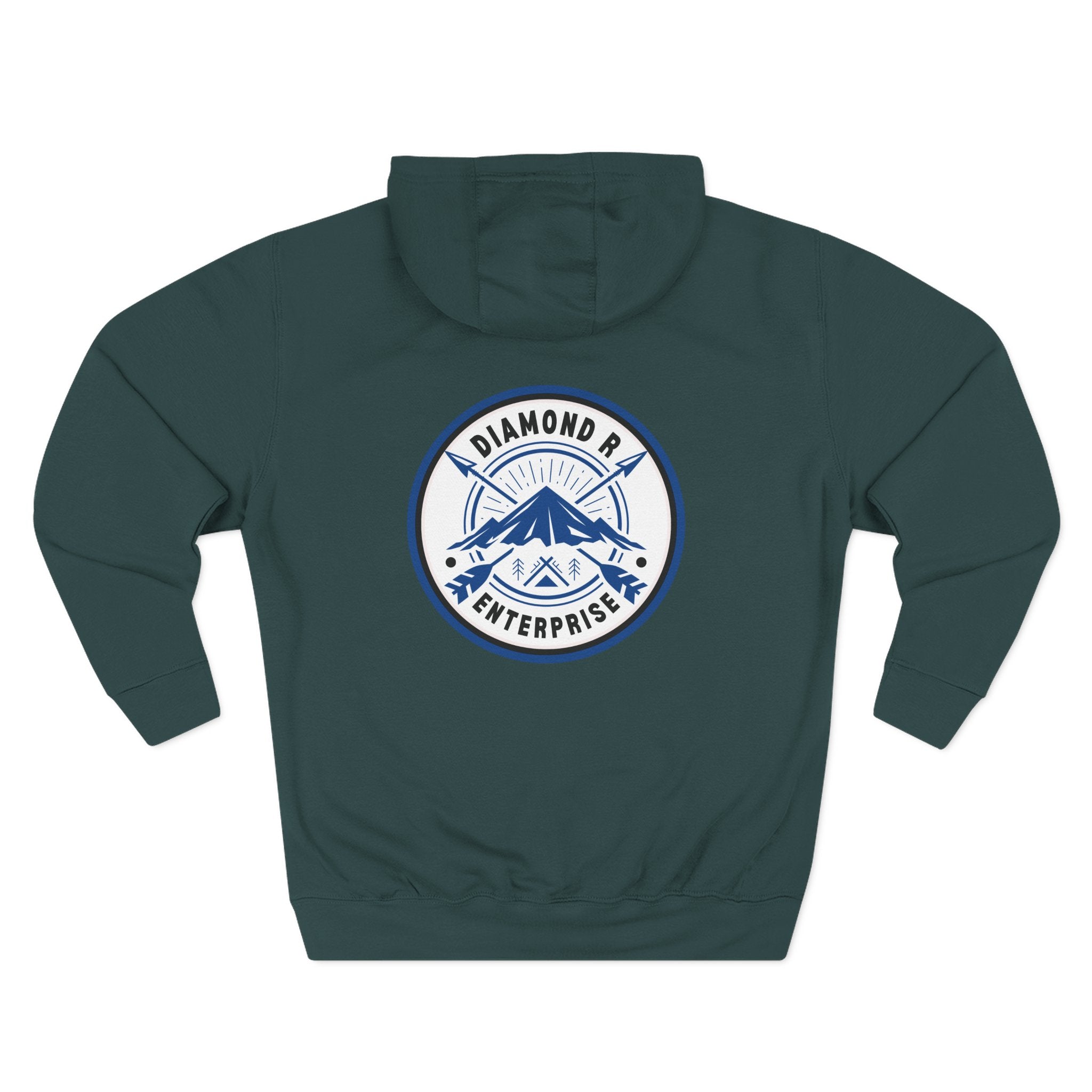Adventure Mountain Hoodie — Diamond R. Enterprises Logo Pullover