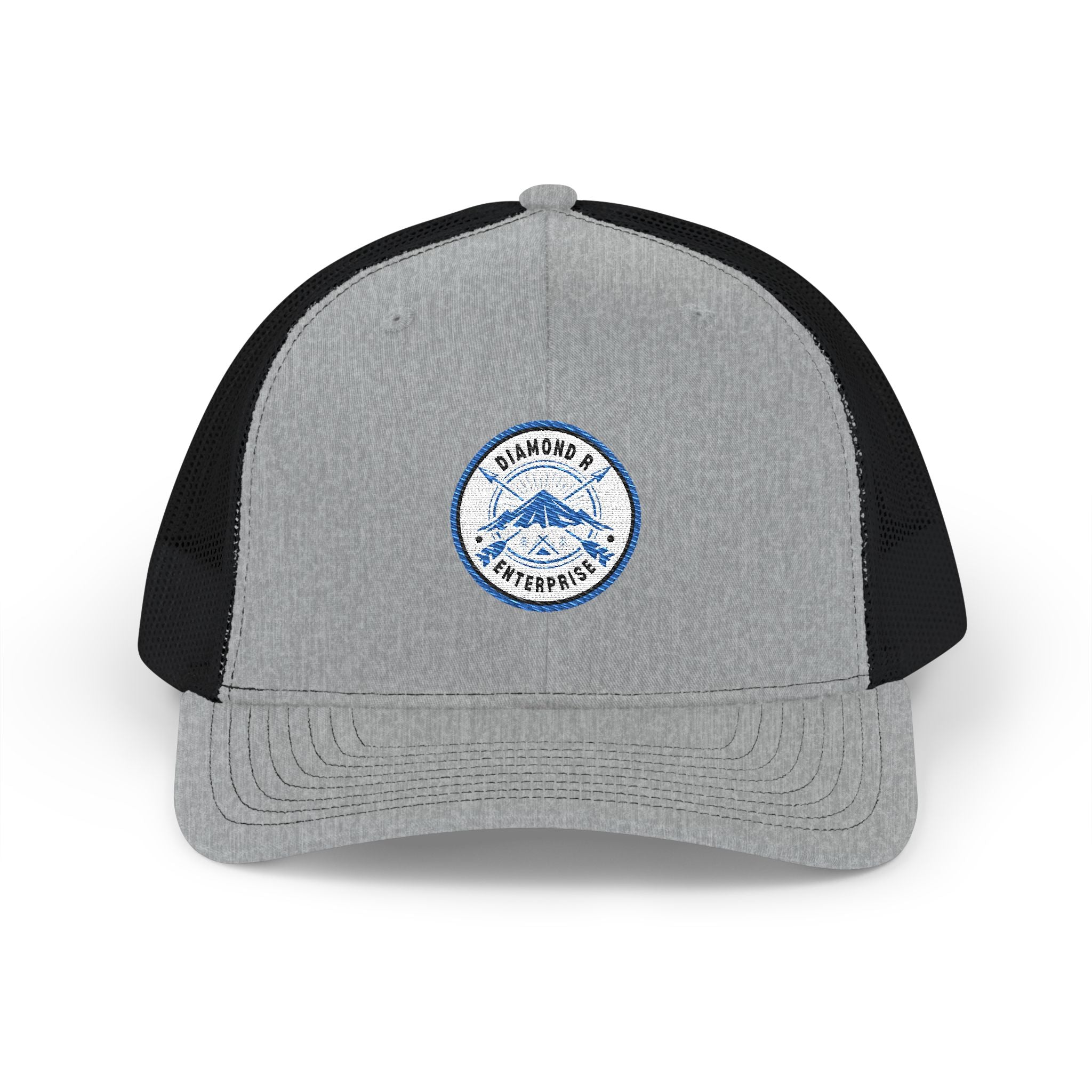 Diamond R Enterprise - Embroidered Trucker Cap — Outdoor Snapback Hat