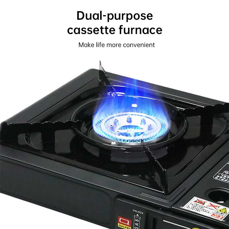 Single - burner Butane Camping Stove, windproof, adjustable, portable