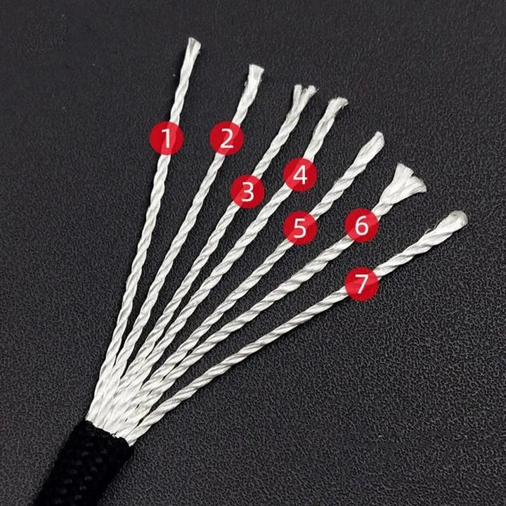 7-Core 550 Paracord Rope – 4mm Polyester Survival Cord for Camping, Hiking & DIY Gear