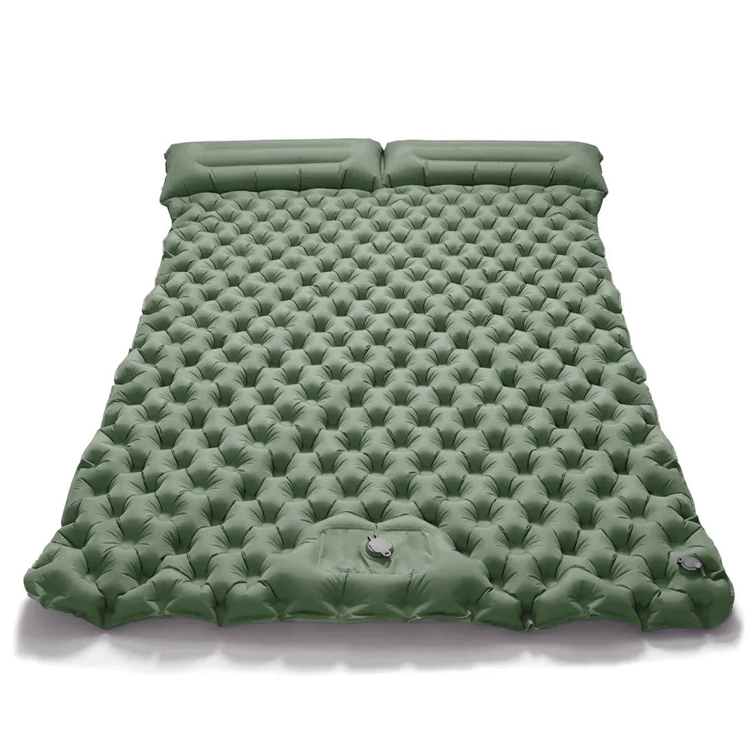 2025 Upgrade Double Air Mattress Camping Inflatable Bed Built-in Pump Waterproof
