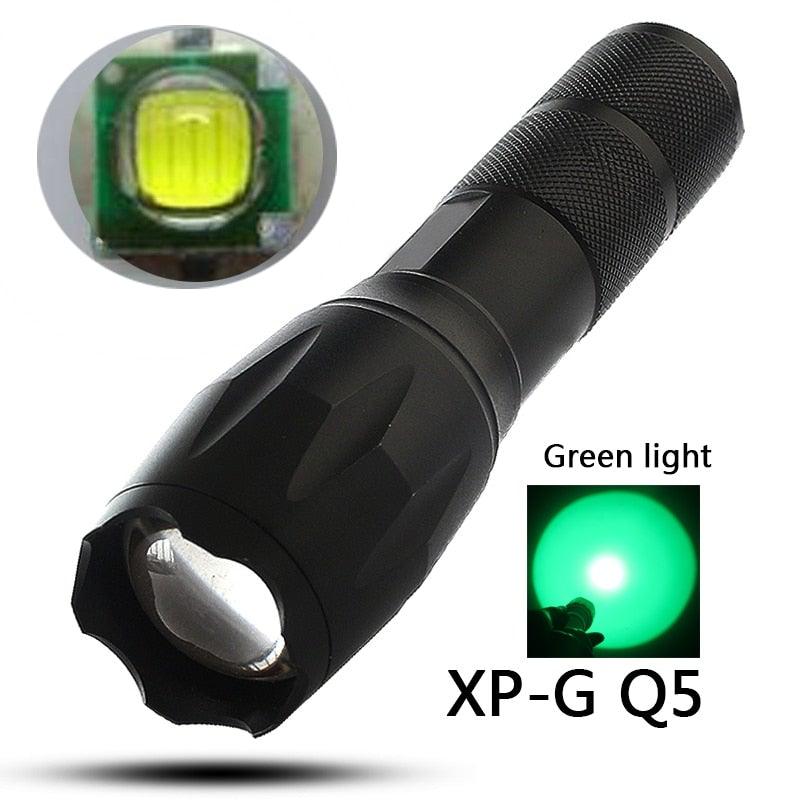 Waterproof Z45 Led Flashlight Ultra Bright Waterproof MINI Torch T6/L2/V6 zoomable 5 Modes 18650 rechargeable Battery for camping tactica Led Mini Water-Resistant Torch Light For Indoor & Outdoor Camping Hiking Accessories Gear